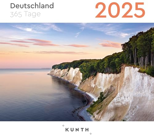 Deutschland - KUNTH 365-Tage-Abreißkalender 2025: Tägliche Inspiration in Bild und Text. Kalender zum Aufhängen oder Aufstellen.