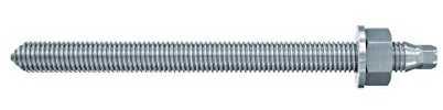 Fischer Tassello RGM mm 12x160,barra acciaio per ancoranti chimici,Barra filettata in acciaio con dado e rosetta, 10 pezzi per confezione, 50258, Acciaio 5.8