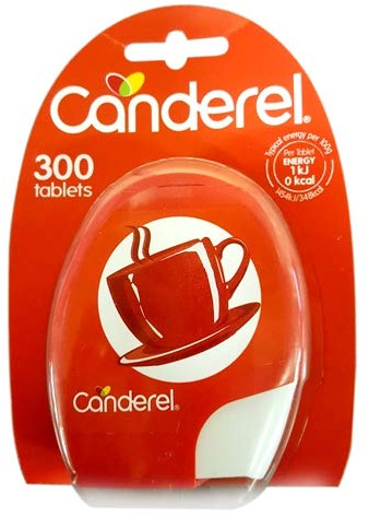 2 PACKS OF 300 Canderel Sweetener Low Calorie Tablets