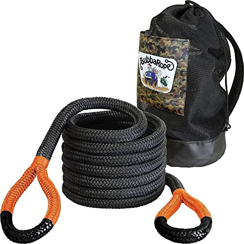 Bubba Rope 176720ORG 1-1/4 x 30' Big Bubba Breaking Strength Rope with Standard Orange Eye - 52300 lbs. Capacity