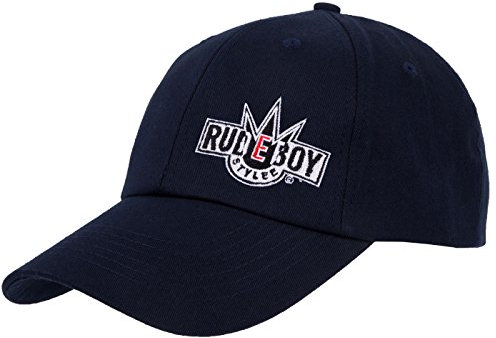 2Stoned Original Rudeboy Stylee Snapback Baseball Cap Dark Navy mit Stick-Logo für Herren und Jungen