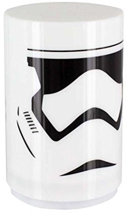 Star Wars Stormtrooper Mini-Nachttischlampe für Jungen und Mädchen, mit 3 x 1,5 V AAA-Batterien, ab 6 Jahren