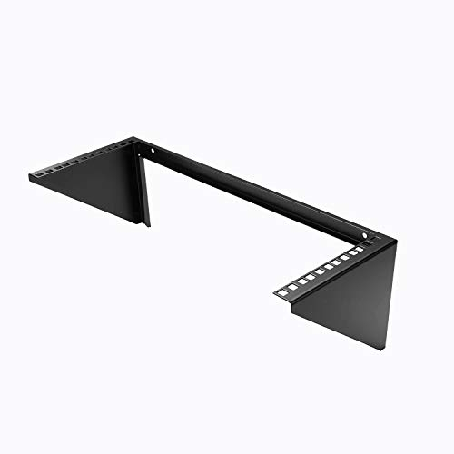 Infitronic - INUWH4STL - 19 Zoll Stahl Rack Halterung Wandhalterung Untertischhalter vertikal Wandverteiler (4 HE)