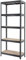 HEMMDAL Schwerlastregal Typ XS Graphitgrau - 750 kg Tragkraft - HxBxT 180 x 75 x 35 cm - Steckregal mit 5 Böden - 150 kg Fachlast - Made in EU - stabiles Metallregal - Lagerregal - Werkstattregal