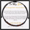 SUNSH Morse Code Armband Ich liebe dich für meinen Sohn Verstellbares Armband Ich liebe dich Holzperlen Edelstahl Mode Inspirierendes Schmuckgeschenk