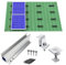 Warmfay Solarmodul Halterung Befestigungssystem, PV Modul Halterung mit 230MM Aluprofil und Einstellbar Klemme für 4X Solarmodul 30-35mm Dicke, Solarpanel Halterung für Blechdach Flachdach Trapezblech