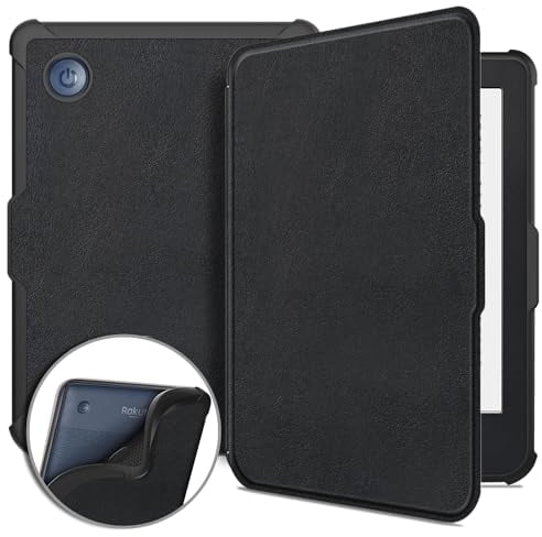 HEISHAYU Custodia per Kobo Clara 2024 (Colour/BW/2E), 6 E-Reader Cover, Nero