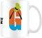 Disney Alphabet Personalisierte Tasse (G for Goofy Design) 325 ml Keramik-Kaffeetasse in Präsentations-Disney-Geschenkbox – Offizielles Merchandise-Produkt
