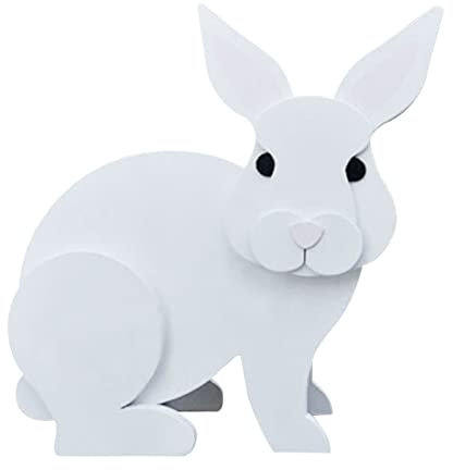 Fulenyi Haustier Hase Blumentopf - Niedlicher Häschen-förmiger Cartoon-Blumentopf zum Selbermachen - Niedliche Häschen-Pflanztöpfe zum Pflanzen von Kakteen, Aloe Vera, Garten-Heimdekoration