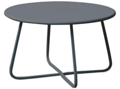 Mondo Viro Couchtisch Daisy für den Garten, 65 x 65 cm, 40 h (Antikgrau)