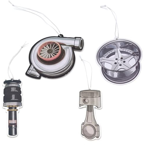 BYXG 4 PCS Gadget Auto Specchietto Retrovisore Decorazioni Macchina Ciondolo per Interni Uomo Porta Casa per Gli Amanti delle Auto