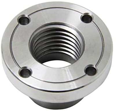 Zubehör für Drechselbänke, Planscheibe for Holzdrehbank, for M18 x 2,5 Gewindebohrfutter for Holzdrehmaschinen, 5,1 cm Flansch-Planscheibe