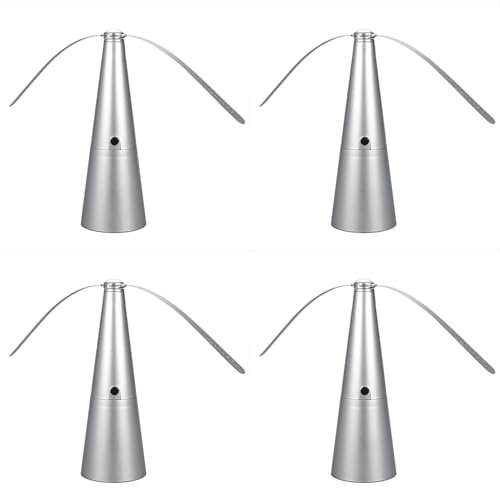 4 Ventilateur Anti Mouche, Ventilateur Anti Insectes, Portables Electrique Chasse Mouche de Table, pour Éloigner Les Insectes de la Nourriture, pour Maison Dîner, Pique-Nique in/Extérieur, Barbecue