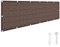Brise-vue pour balcon et terrasse - Tissu d'ombrage rectangulaire imperméable (170 g/㎡) - Protection contre le vent avec corde et œillets en aluminium - 6 x 15 m