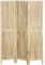 HOMCOM Paravento da Interno a 3 Pannelli a Spina di Pesce, Separé Divisorio Interno Pieghevole in Legno, 120x170 cm, color Legno
