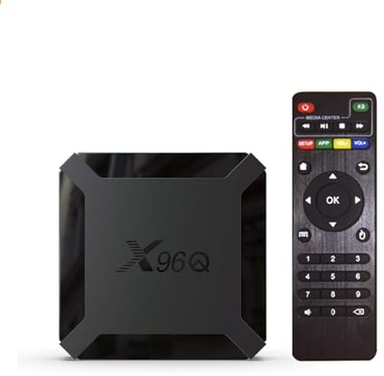 Android 10.0 TV Box, Android TV Box 2GB RAM 16GB ROM Allwinner H313 Quad-Core 64bit with WiFi 2.4GHz USB 3.0 Ultra HD 4K H.265 WiFi Home TV Box