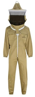 Imkeranzug Classic für Erwachsene in braun S M L XL XXL XXXL aus Baumwolle für Herren Damen Imker, XL