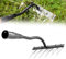 Râteau De Désherbage De Jardin, Râteau De Jardin 5 Dents en Acier, Râteau en Fer pour Jardinage Et Désherbage, Rateau Gazon Scarificateur Manuel pour Désherbage/Ameublissement du Sol/Semiss