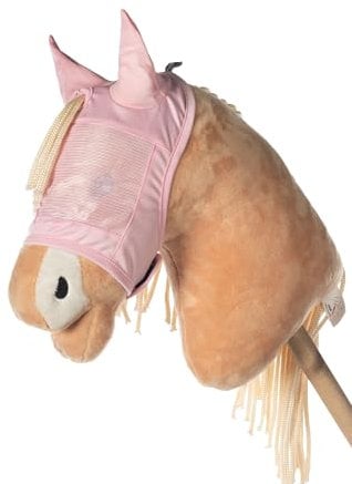 HKM Hobby Horsing Fliegenschutzmaske, Rosa, Einheitsgröße
