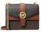 Michael Kors Greenwich Umhängetasche für Damen, kleine Umhängetasche, Braun, Small