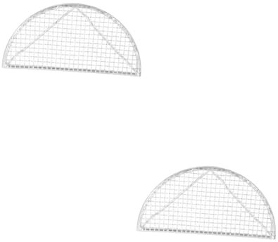 TOYANDONA 2 Pièces Filet de friture en Acier Inoxydable bidon de récupération d'huile Chaud poêle Recipient Huile Grille BBQ Grille de filtrage d'huile Fournitures pour la Maison Silver