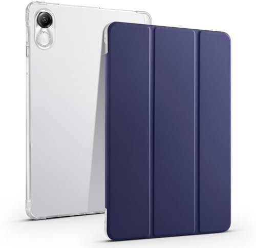 Custodia trasparente per tablet compatibile con Oppo Pad Air 2 da 12,4 pollici, custodia sottile in TPU per accensione e spegnimento automatici, custodia protettiva leggera con portapenne, copertura