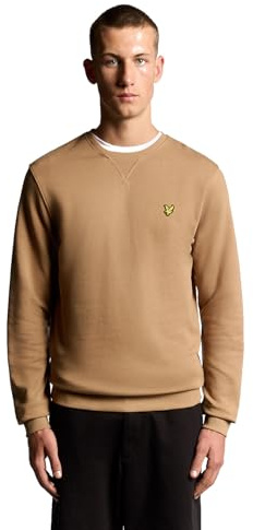 Lyle & Scott Mens Sweatshirt Long Sleeve Cotton Tigers Eye L