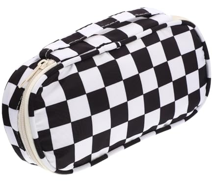 Tragbare Schreibwarentasche Stiftebox für Jungen und Frauen | Großes Fassungsvermögen, Polyester mit Kratz und Schmutzabweisender Oberfläche, Reise und Kosmetiktasche