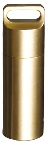 Ranuw Peso Tarro de almacenamiento impermeable resistente al calor recipiente impermeable con mosquetón Camping equipo de viaje a prueba de fugas Pastillero para exteriores