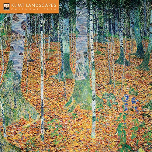Gustav Klimt Landscapes - Gustav Klimt Landschaften 2024: Original Flame Tree Publishing-Kalender [Kalender] (Wall-Kalender)
