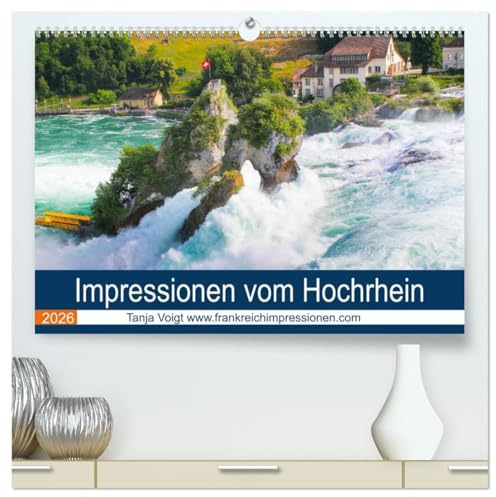Impressionen vom Hochrhein (hochwertiger Premium Wandkalender 2026 DIN A2 quer), Kunstdruck in Hochglanz