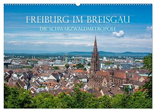Freiburg im Breisgau - Die Schwarzwaldmetropole (Wandkalender 2026 DIN A2 quer), CALVENDO Monatskalender: Freiburg im Breisgau - Die Hauptstadt des ... Stadt mit besonderem Flair (CALVENDO Orte)