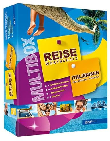 Multibox Reisewortschatz Italienisch: 2000 Wörter, Beispiele