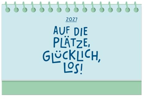 Mini-Kalender Colour Up 2027 Auf die Plätze, glücklich, los!: Mini-Kalender
