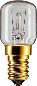 Bell 25w oven appliance light bulb (300 degrees, SES, E14, screw cap)