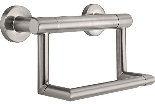 Delta Faucet 41550 Contemporary Tissue Holder/Assist Bar, Chrome
