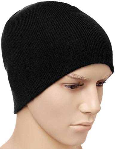 normani Wasserabweisende Wintermütze bis -30°C Kälte getestet wählbar One Size,Schwarz Farbe Strickmütze