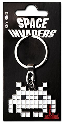 Logoshirt Nerd - Alien - Space Invader Schlüsselanhänger - Key-Ring - farbig - Lizenziertes Originaldesign