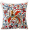 MeMoreCool - Housse de coussin brodée 45,7 x 45,7 cm, en coton, décor indien