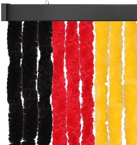 Arsvita Flauschvorhang 90x220 (Beige), Perfekter Insekten- und Sichtschutz für Ihre Balkon- und Terrassentür, viele Farben