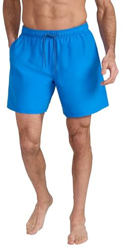 Mountain Warehouse Aruba Mens Swim Shorts - Fast Dry Swimming Trunks, Lightweight Board Shorts, Adjustable Draw Cord Beach Short Pants - Ideal for Holidays & Outdoors Cobalt M