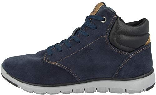 Geox Jungen J Xunday Boy A Chukka Boots, Blau Navy Black C0045, 38 EU