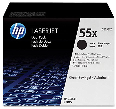 HP LaserJet CE255XD Original Toner schwarz hohe Kapazität 2er-Pack