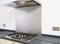 Satin Stainless Steel Splashback/Backsplash - 600 x 750mm - 1.2mm Thick - Easy to Install - for Kitchen/Cooker Hood - Fire Door Guru®