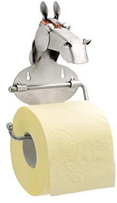 Hinz & Kunst 912WC - Toilettenpapierhalter Pferd Metall Modern Über dem Tank