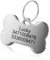 KSZ Médaille Chien et Chat Identification Gravure Personnalisé Prénom Adresse Tel en Acier Inoxydable avec Service Gratuit de Gravure pour (M，OS)