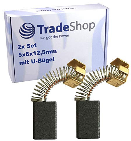 2 x Carbon Brushes for Makita Hedge Trimmer UH4500 UH6300 Recipro Saw JR3000V JR3000VT Replaces CB-55 181026-2