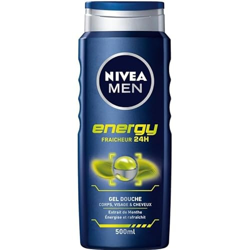 NIVIEA BATH CARE - Douche Men Energy 500Ml - Lot De 3 - Vendu Par Lot