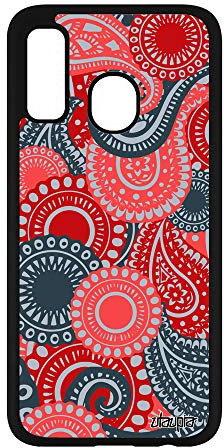 utaupia Coque Silicone Motif Cachemire pour Samsung Galaxy A40 Fantaisie Ethnique Multicolore Antichoc Indien Housse Smartphone Motif Indienne de