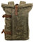 VZVABAG Rucksack Daypack Roll Top Wasserdicht Canvas & Leder Vintage Herrem Damen Backpack (green)